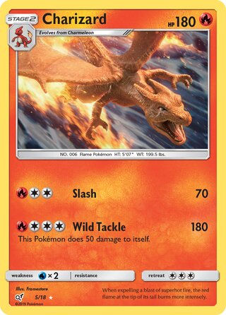 Charizard 5/18 - Detective Pikachu