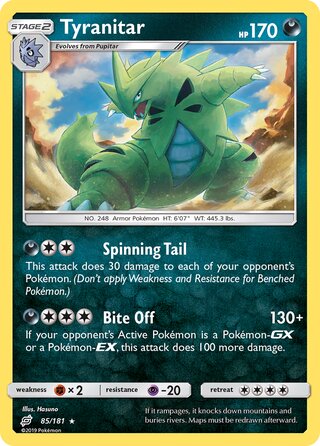 Tyranitar 85/181 - Team Up