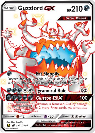 Guzzlord-GX SV71/SV94 - Hidden Fates