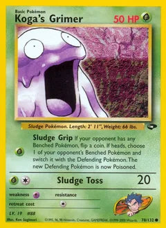 Koga's Grimer 78/132 - Gym Challenge