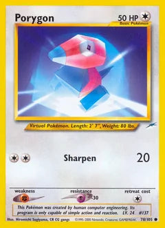 Porygon 78/105 - Neo Destiny
