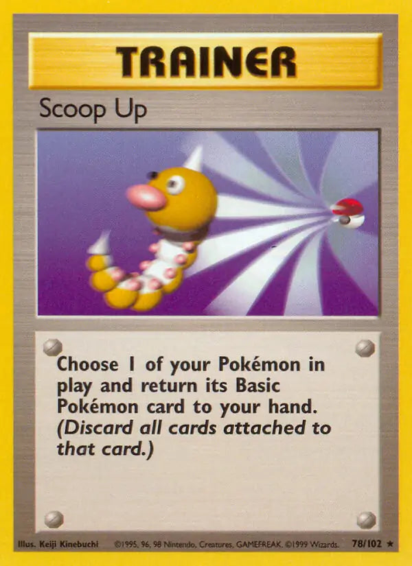 Scoop Up 78/102 - Base Set (Shadowless)