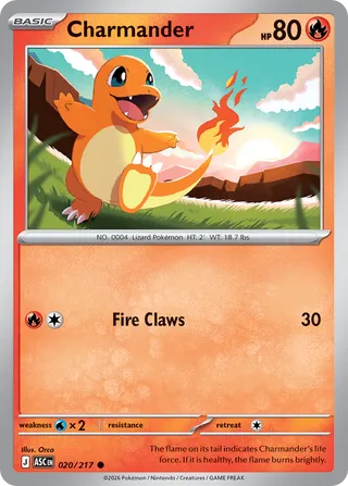 Charmander 020/217 - Ascended Heroes