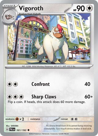 Vigoroth 161/193 - Paldea Evolved