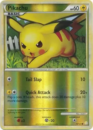 Pikachu 78/123 - HeartGold & SoulSilver