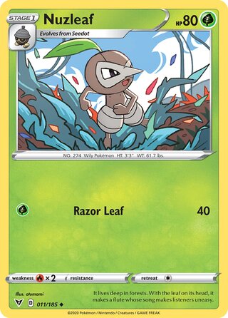 Nuzleaf 011/185 - Vivid Voltage