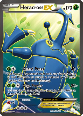 Heracross-EX 105/111 - Furious Fists