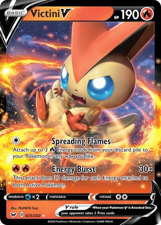 Victini V 025/202 - Sword & Shield Base