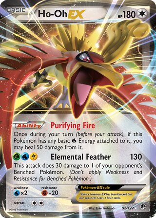 Ho-Oh-EX 92/122 - BREAKpoint - LP - front