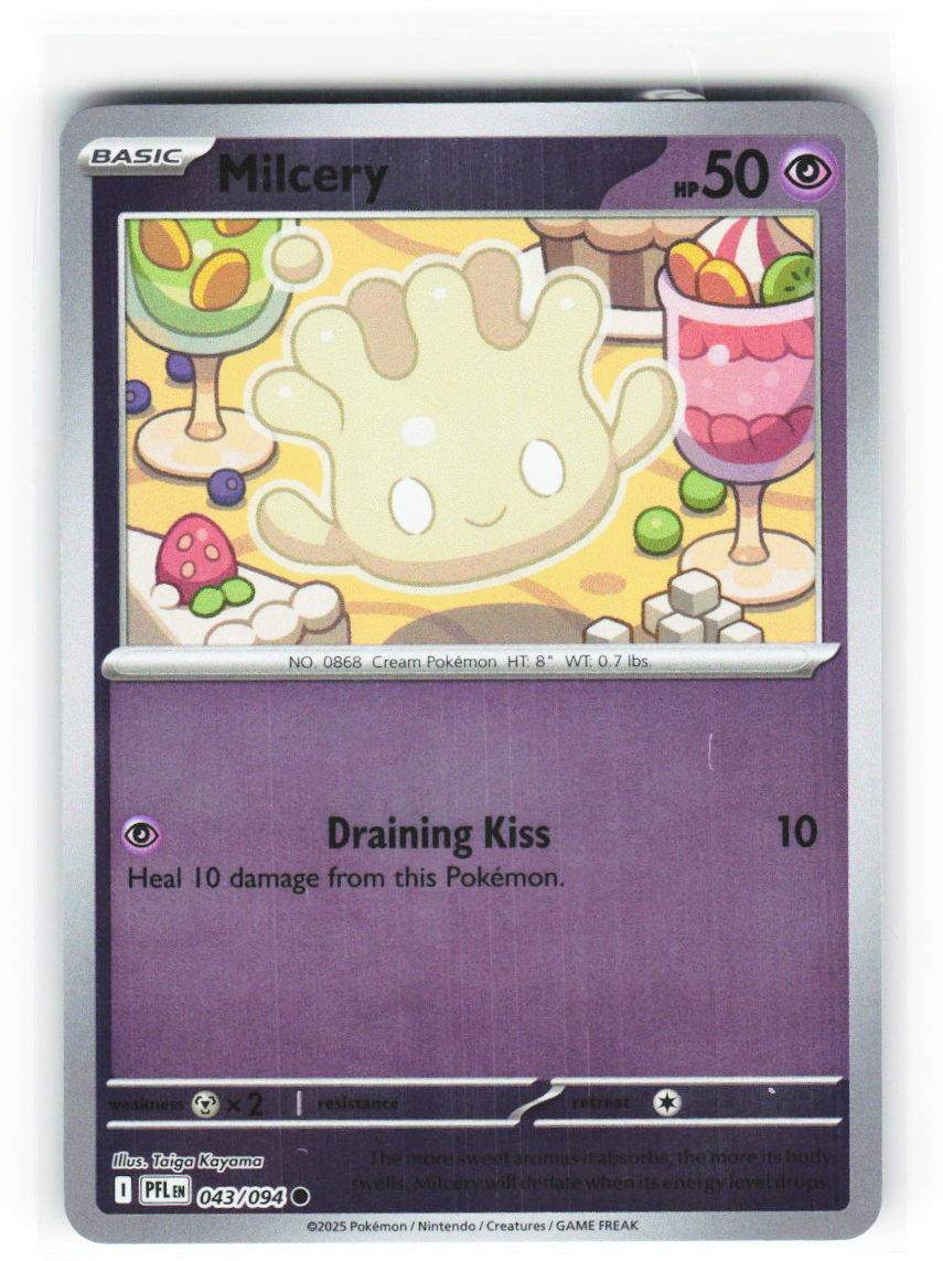 Milcery 043/094 - Phantasmal Flames - NM (ID: 53133549587115) - front