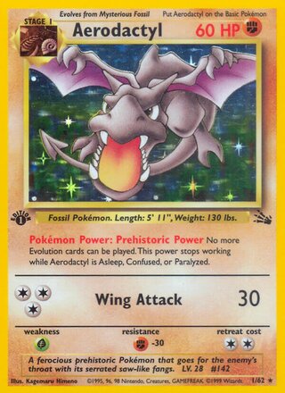 Aerodactyl 1/62 - Fossil