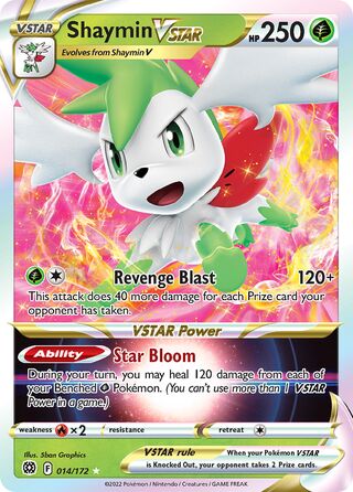 Shaymin VSTAR 014/172 - Brilliant Stars