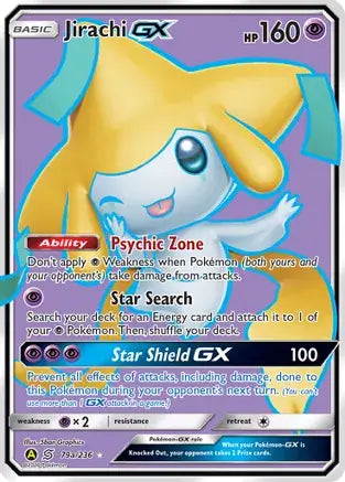 Jirachi GX 79a - Alternate Art Promos