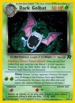 Dark Golbat 7/82 - Team Rocket