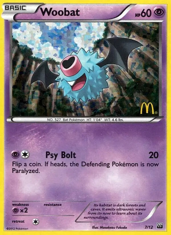 Woobat 7 - McDonald's Promos 2012