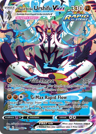 Rapid Strike Urshifu VMAX 170/163 - Battle Styles