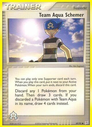 Team Aqua Schemer 69/95 - Team Magma vs Team Aqua