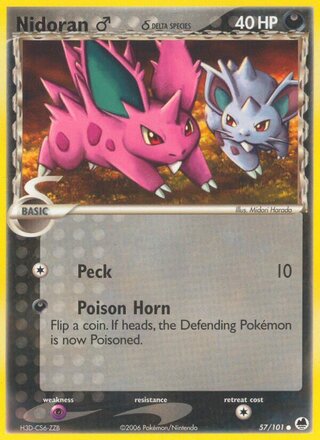 Nidoran ♂ 57/101 - Dragon Frontiers