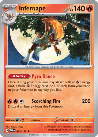 Infernape 033/167 - Twilight Masquerade