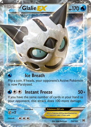 Glalie-EX 34/162 - BREAKthrough