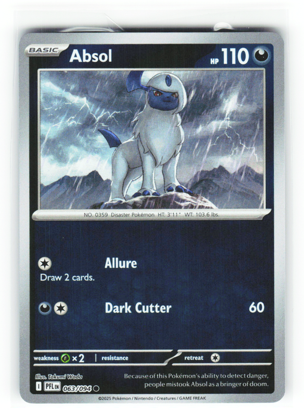 Absol 063/094 - Phantasmal Flames - NM (ID: 53133550368061) - front