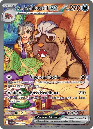Arven's Mabosstiff ex 235/182 - Destined Rivals
