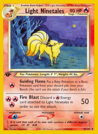 Light Ninetales 50/105 - Neo Destiny