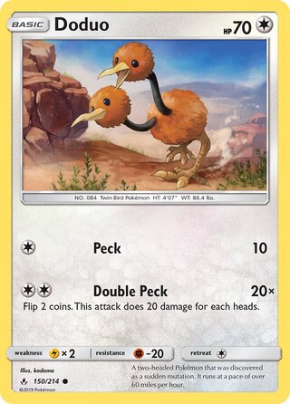 Doduo 150/214 - Unbroken Bonds