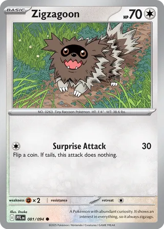 Zigzagoon 081/094 - Phantasmal Flames