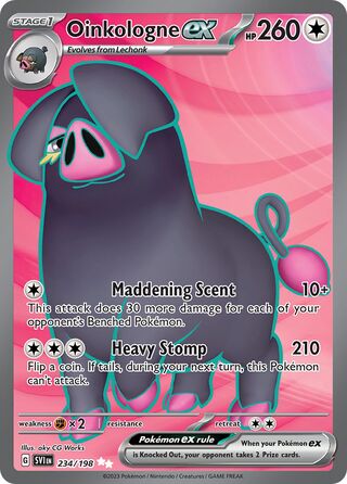 Oinkologne ex 234/198 - Scarlet & Violet Base