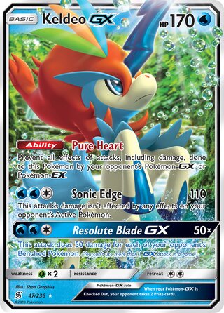 Keldeo-GX 47/236 - Unified Minds