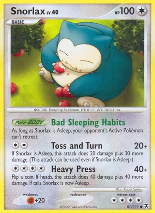 Snorlax 81/111 - Rising Rivals