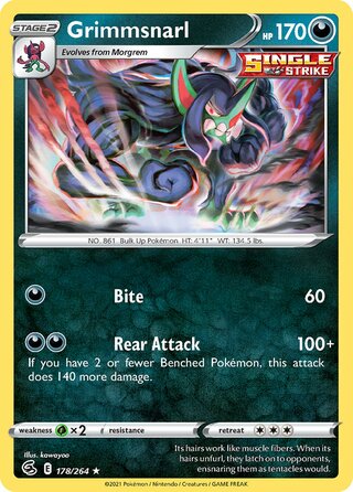 Grimmsnarl 178/264 - Fusion Strike