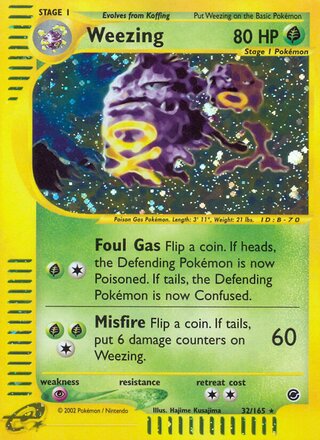 Weezing 32/165 - Expedition Base Set