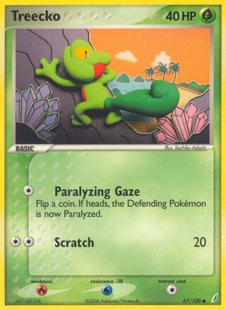 Treecko 67/100 - Crystal Guardians