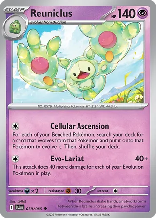 Reuniclus 039/086 - Black Bolt