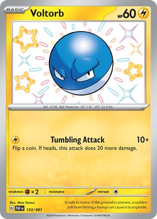 Voltorb 133/091 - Paldean Fates