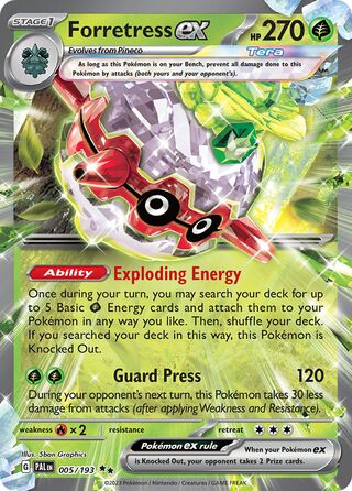 Forretress ex 005/193 - Paldea Evolved