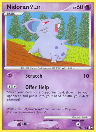 Nidoran ♀ 71/111 - Rising Rivals