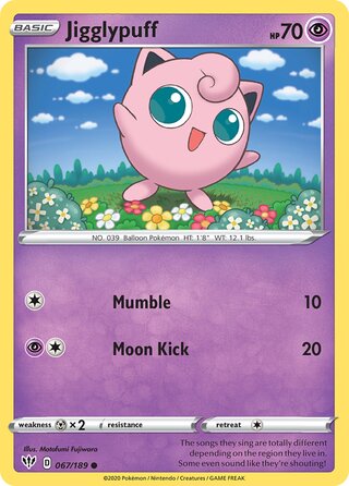 Jigglypuff 067/189 - Darkness Ablaze