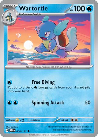 Wartortle 008/165 - Scarlet & Violet 151