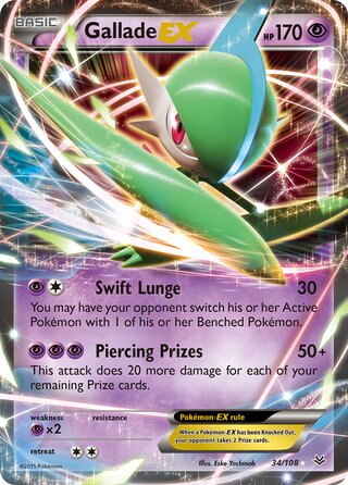 Gallade-EX 34/108 - Roaring Skies