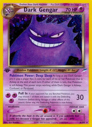 Dark Gengar 6/105 - Neo Destiny