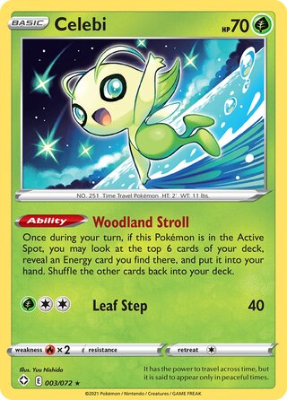 Celebi 003/072 - Shining Fates