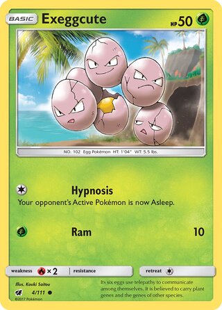 Exeggcute 4/111 - Crimson Invasion