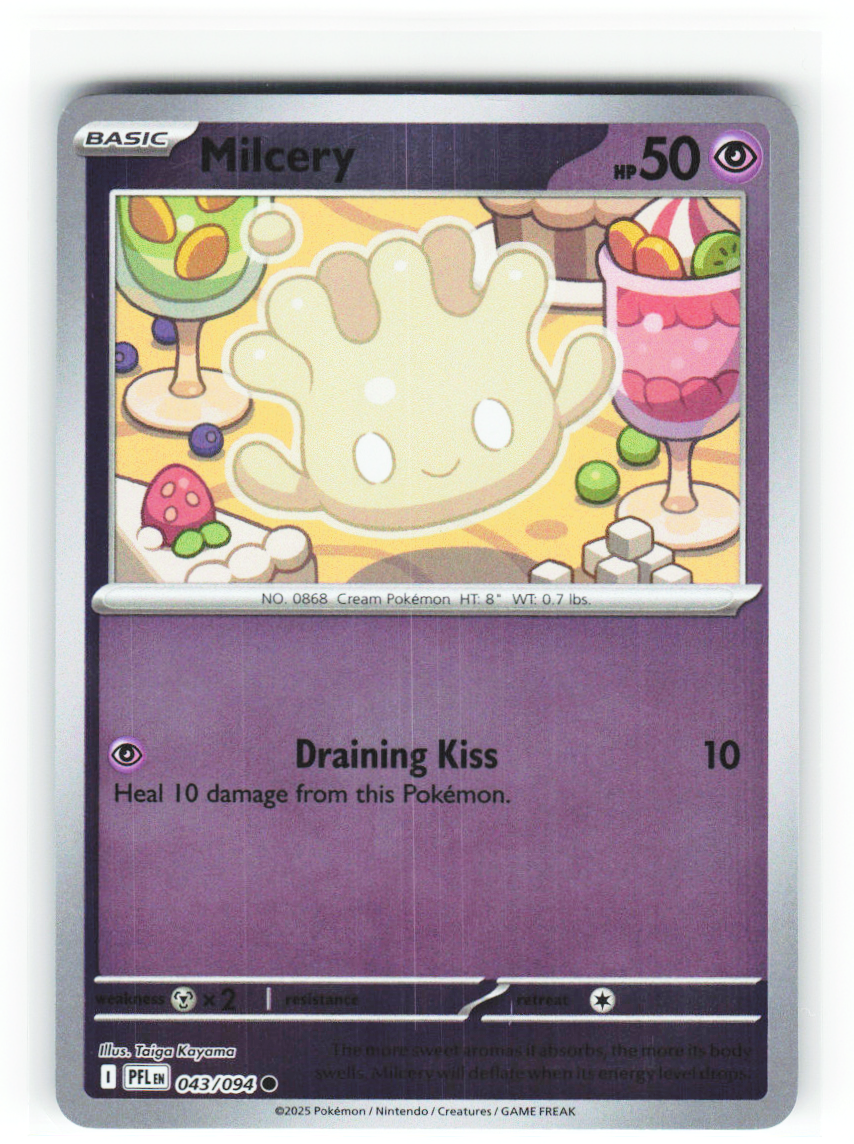 Milcery 043/094 - Phantasmal Flames - NM (ID: 53133549622925) - front