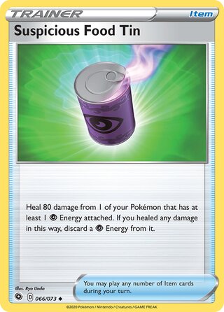 Suspicious Food Tin 066/073 - Champion's Path
