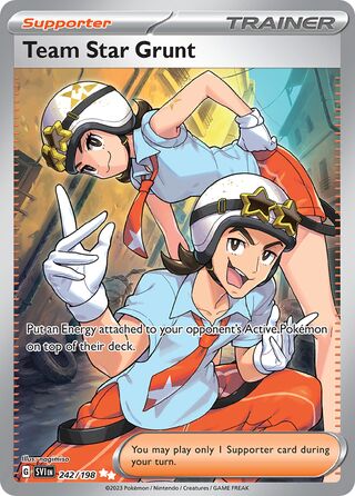 Team Star Grunt 242/198 - Scarlet & Violet Base