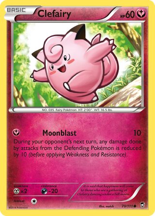 Clefairy 70/111 - Furious Fists