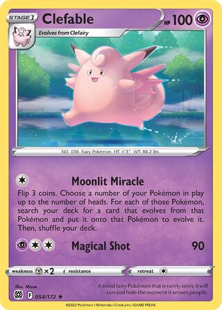 Clefable 054/172 - Brilliant Stars